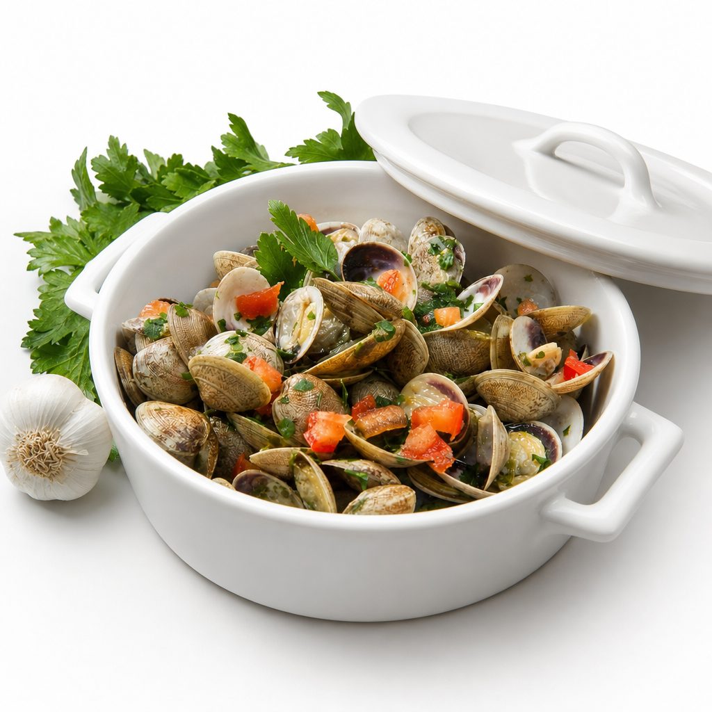 Almejas en Salsa Verde.
